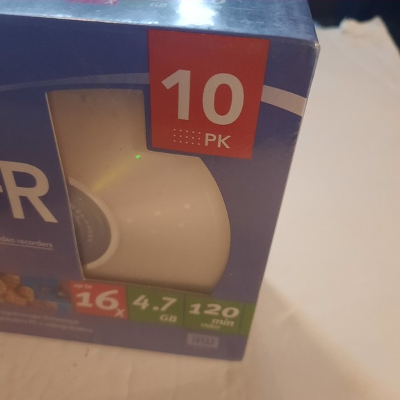 Memorex DVD+R 10 Pack With Slim Cases ~ Up To 16x 4.7 GB 120 min ~ NEW & SEALED - Picture 6 of 6